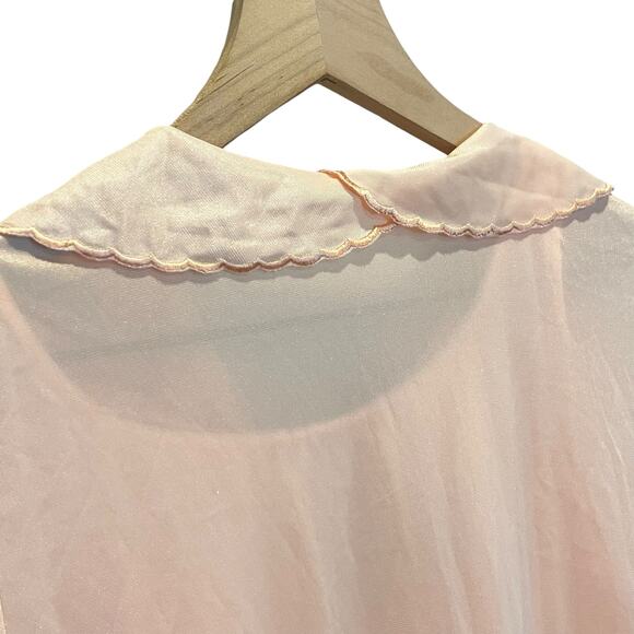 Vintage Montgomery Ward Nightgown w/ Matching Bed Jacket Size Small - Picture 3 of 6
